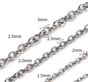 Switch Chain Stainless Steel Silver Color