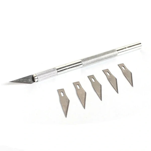 Scalpel blade + 5 extra blades