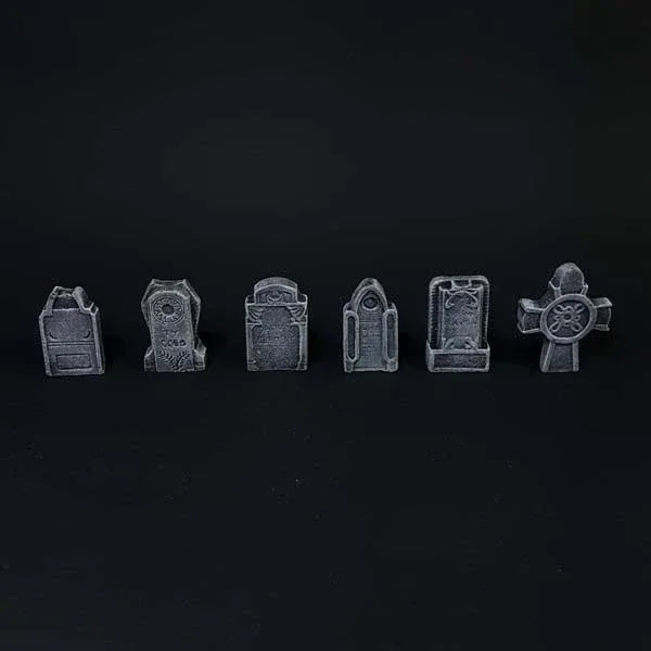 Tombstone Set Standing 6 pieces