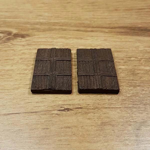 Holztüren, 2 Stück