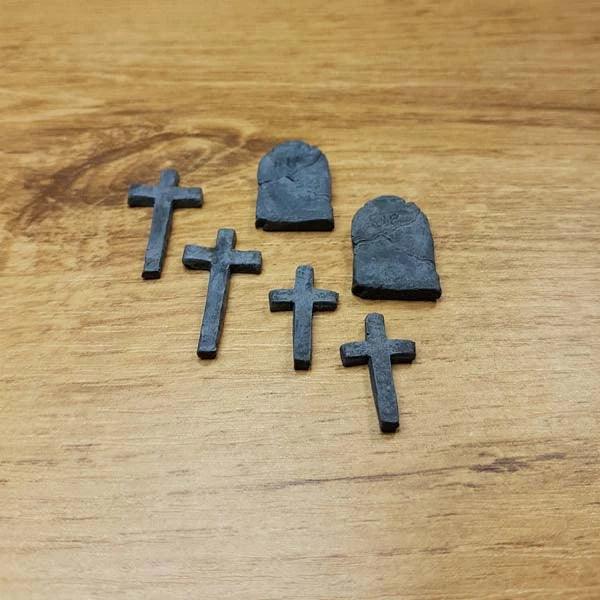 Grabsteine, 6-teiliges Set
