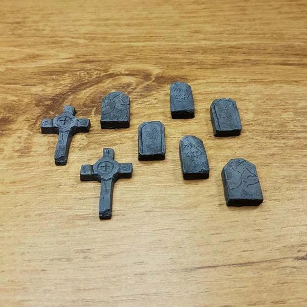 Grafstenen Set 8 stuks