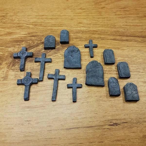 Tombstone Combination Set 14 stones