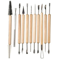 Bildhauerwerkzeug-Set, 11-teilig (Holz)