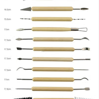 Bildhauerwerkzeug-Set, 11-teilig (Holz)