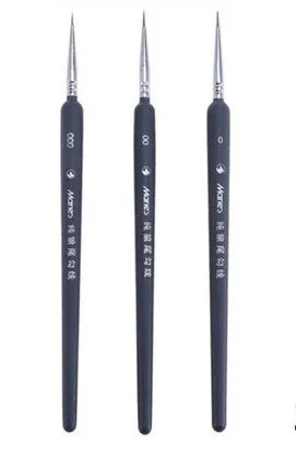 Marie's Set of 3 Nylon Brushes 000/00/0
