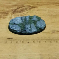 Schiefer-Ovalsockel 75 mm, 2 Stück