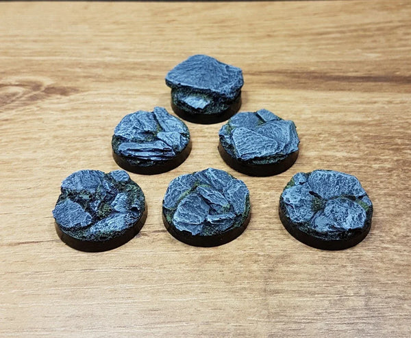 Slate 25mm Round Bases 6 stuks Star Wars