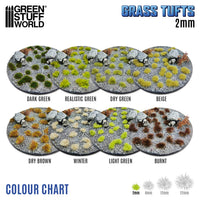 Green Stuff World Static Grass Tufts 2 mm 