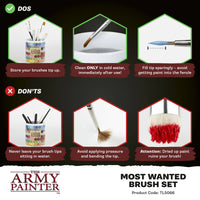 Most Wanted Brush Set TL5066 The Army Painter