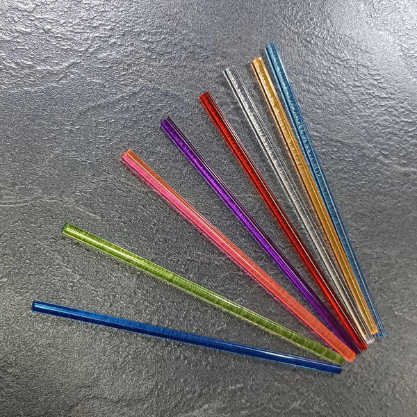Tube Acryl 10 cm x 3mm MIX 5 stuks