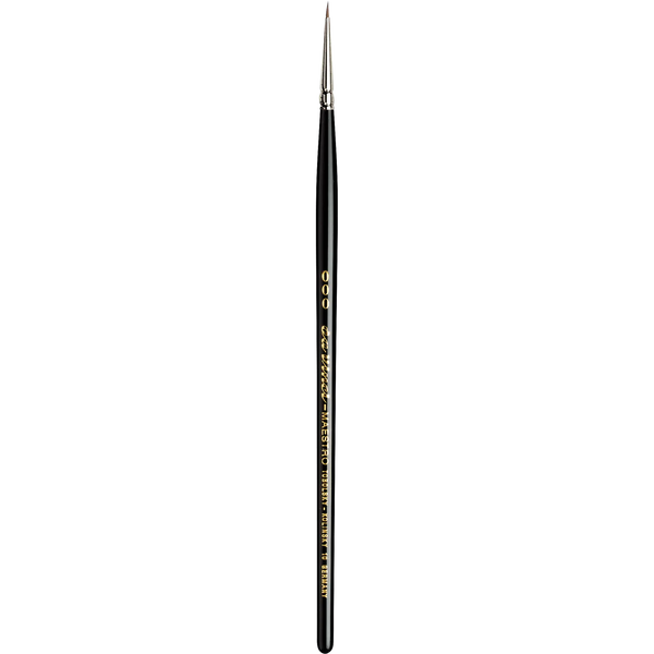 da Vinci Maestro Spitzpinsel Nr. 3/0 für Aquarellfarben mit kurzem Griff Serie 10