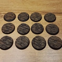 Holzfußboden, 30 mm, runde Sockel, 12 Stück, Das Lied von Eis und Feuer