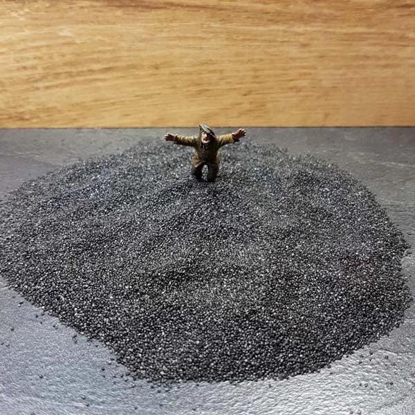 Sand: Schwarz 100 Gramm