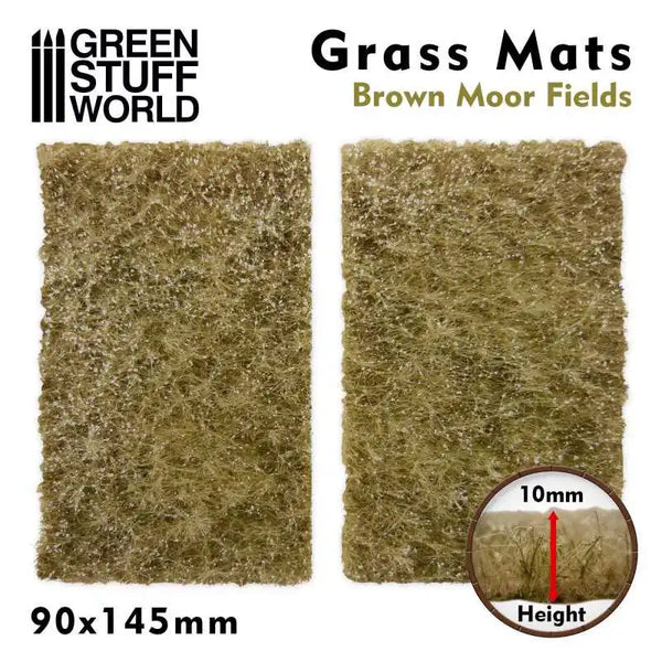 Grass Mat Cutouts - Brown Moor Fields 10339