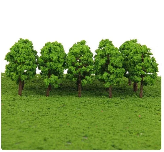 Trees set 20 pieces Light Green