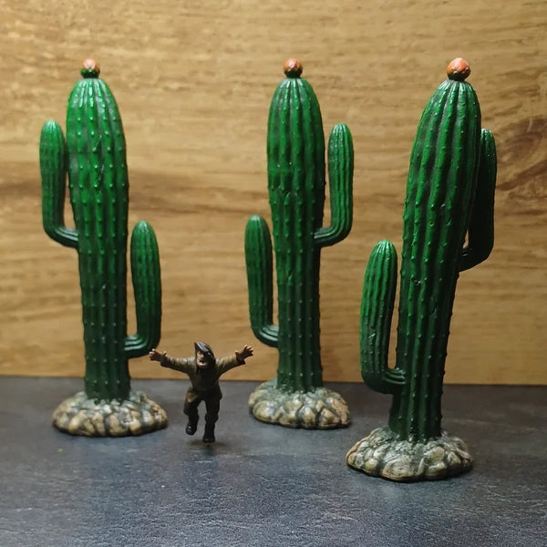 Cactus donker groen 2 takken