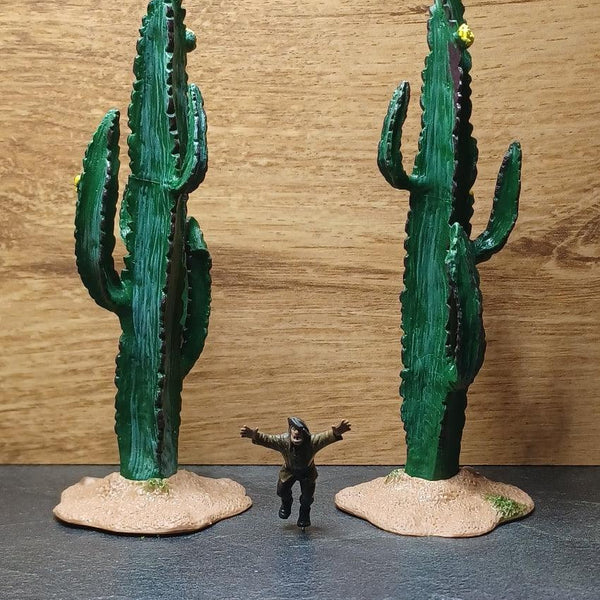 Cactus donker groen 4 takken