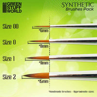 GREEN SERIES 2331 Synthetic Brush - Size 2