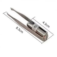 Pinzette (Edelstahl) mit LED-Beleuchtung