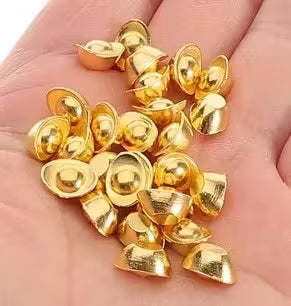Piraten-Goldbarren, 100 Stück, Miniatur-Goldbarren 1:12