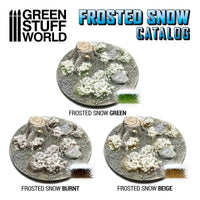 Shrubs TUFTS - 6mm self-adhesive - FROSTED SNOW - GREEN 10726