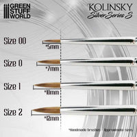 SILBERSERIE 3529 Kolinsky-Pinsel (S) - Größe 0