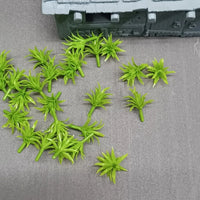 Bushes 25 pieces Green 1.5 cm plastic