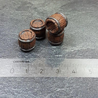Houten Tonnen 4 stuks Klein