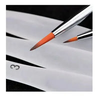 Transparentes Pinselset, 5-teilig