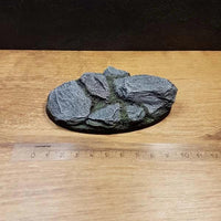 Schiefer-Ovalsockel, 105 mm, 1 Stück