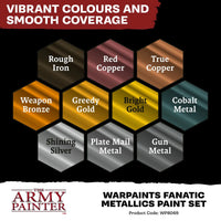 Warpaints Fanatic Metallics Paint Set WP8069 The Army Painter