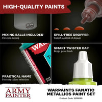 Warpaints Fanatic Metallics Paint Set WP8069 The Army Painter